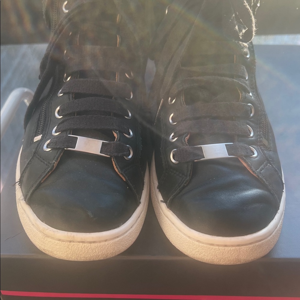 UGG Black Lace-Up High-Tops - Picture 3 of 5